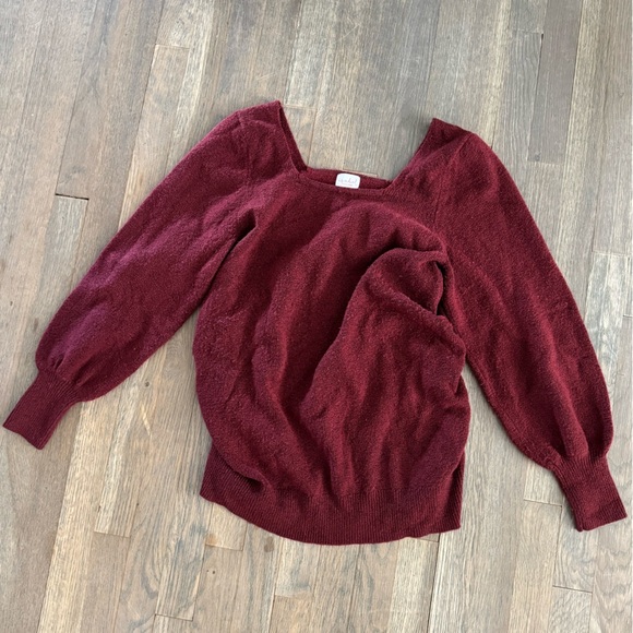 Isabel Maternity by Ingrid & Isabel Burgundy Sweater size Medium - Picture 11 of 12
